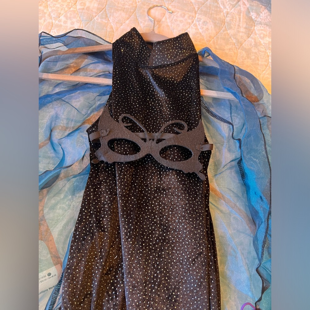 Butterfly Halloween costume with eye mask